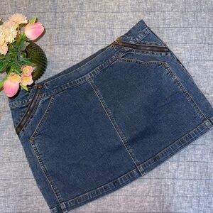 DKNY Jeans Denim Mini Skirt